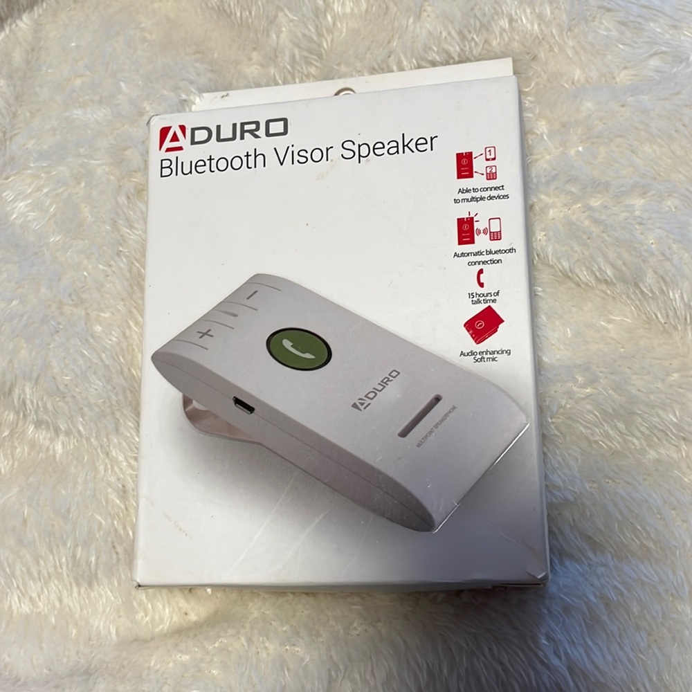 Brand new Bluetooth visor speaker